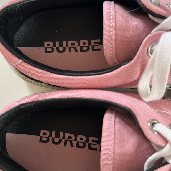 Burberry Authentic Nova Check pattern canvas sneakers - Picture 2 of 11